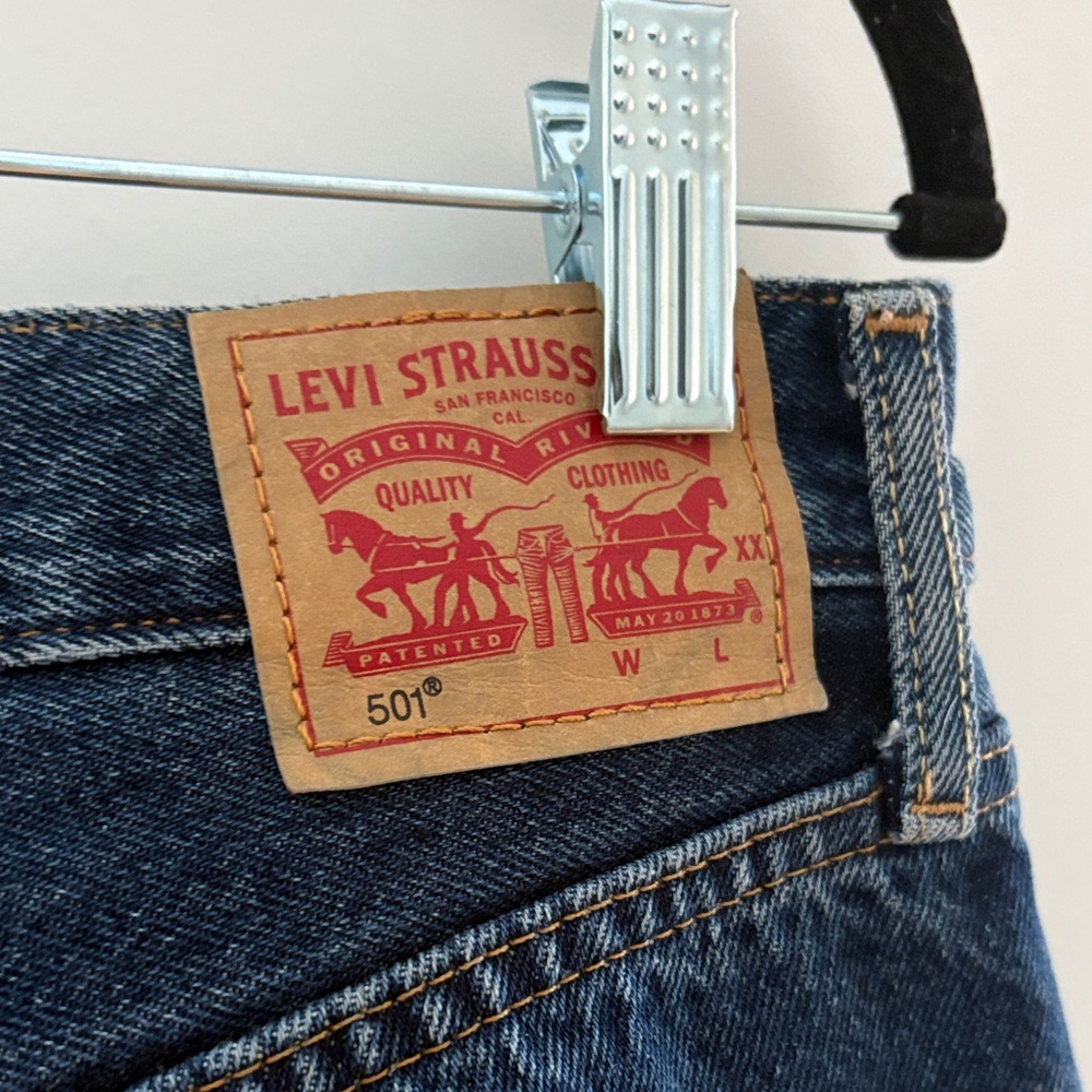 Levi's women’s Dark Blue Straight-Leg Jeans